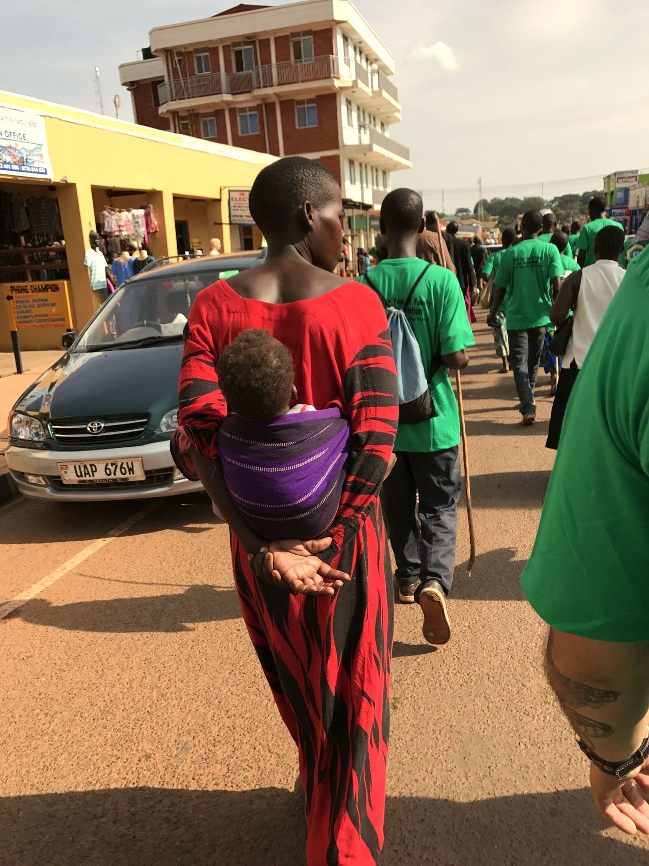 A community member photographed during field research